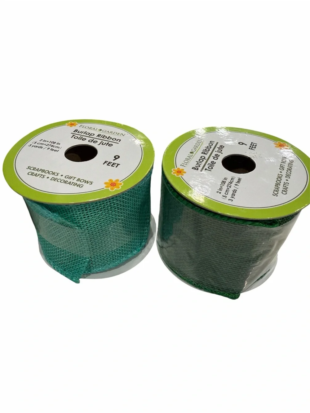 Assorted craft supplies- Burlap, Ribbons, Jute